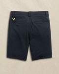 The back view of the Southern Tide Vanderbilt Commodores brrr°®-die 8" Performance Short by Southern Tide - Caviar Black