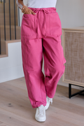 Vesper Red Pull-On Wide Leg Pants FINAL SALE