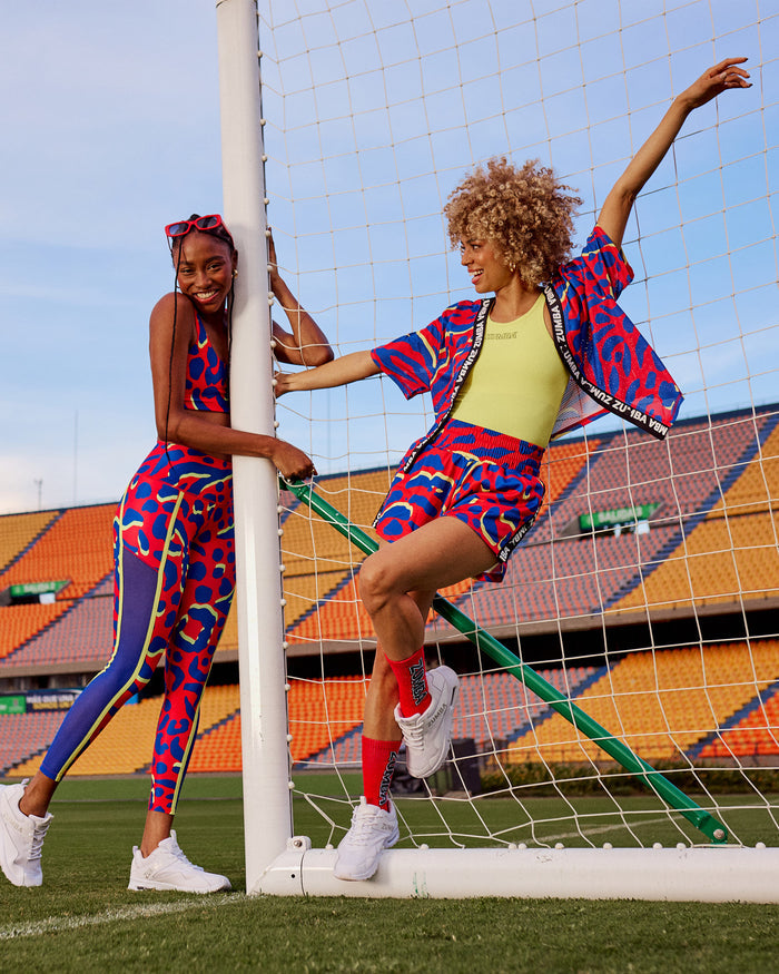 Victory Cropped Mesh Baseball Top