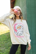 Vintage Santa Cream Graphic Sweatshirt