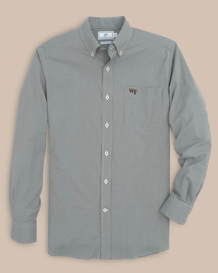 Wake Forest Gingham Button Down Shirt C_Sportshirts Southern Tide