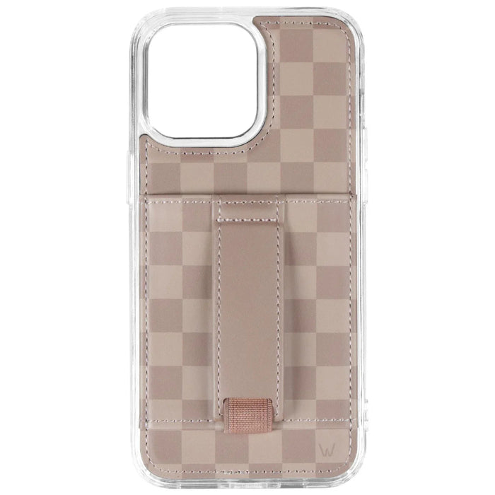 Walli Cases - Espresso Checkered Phone Case