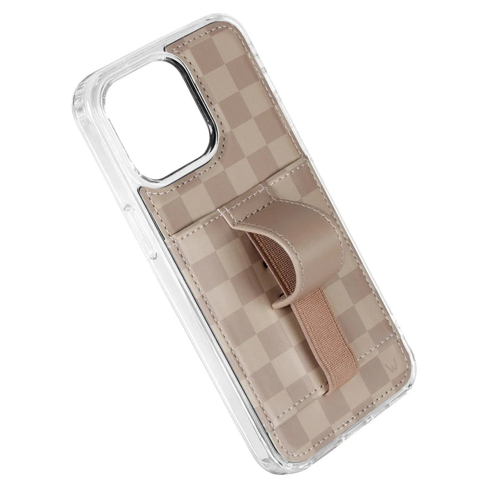 Walli Cases - Espresso Checkered Phone Case