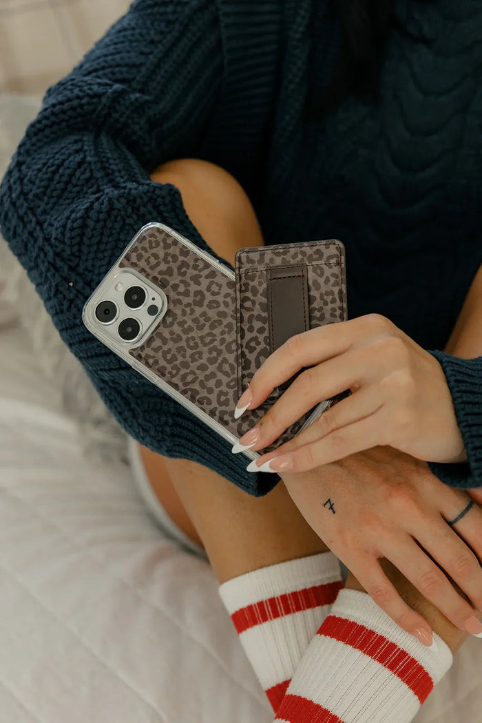 Walli Cases - Shadow Leopard Magnetic Case and Wallet