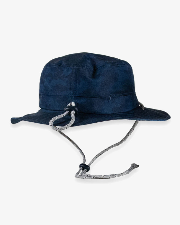 Waterway Camo Print Performance Sun Hat - Navy