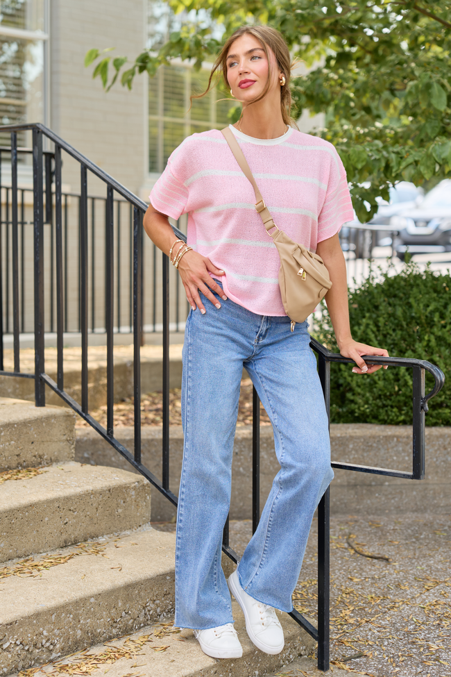 Wear It Well Pink Sweater T-Shirt