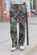 Wild About You Camo Wide Leg Jeans