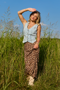 Wild Intentions Brown Floral Maxi Skirt