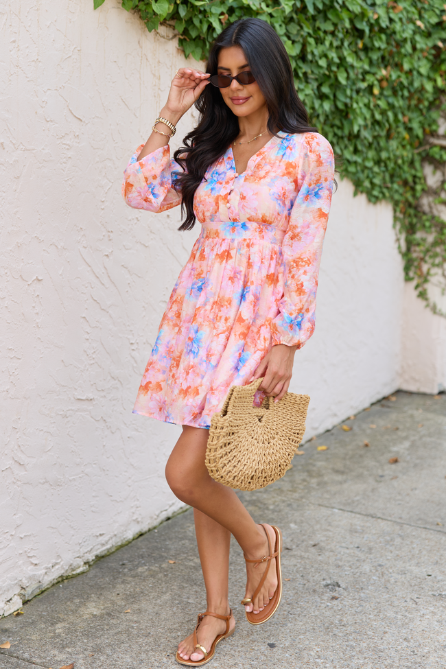 Wildflower Dream Floral Long Sleeve Dress