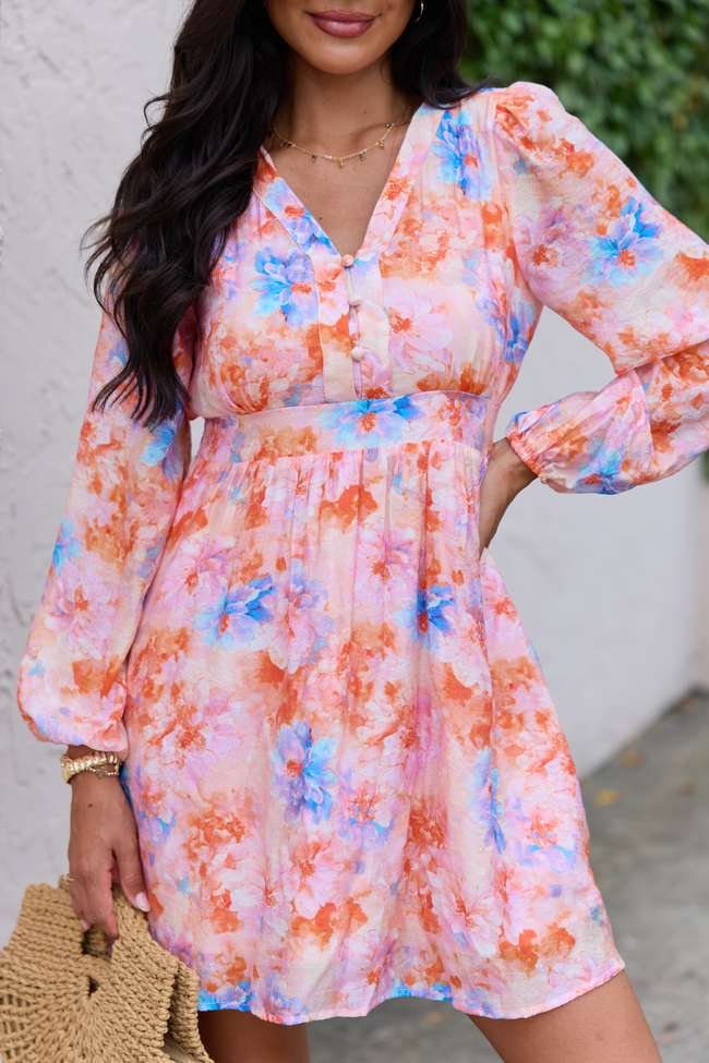 Wildflower Dream Floral Long Sleeve Dress