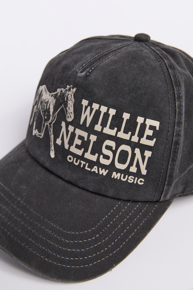 Willie Nelson Outlaw Music Trucker Hat FINAL SALE
