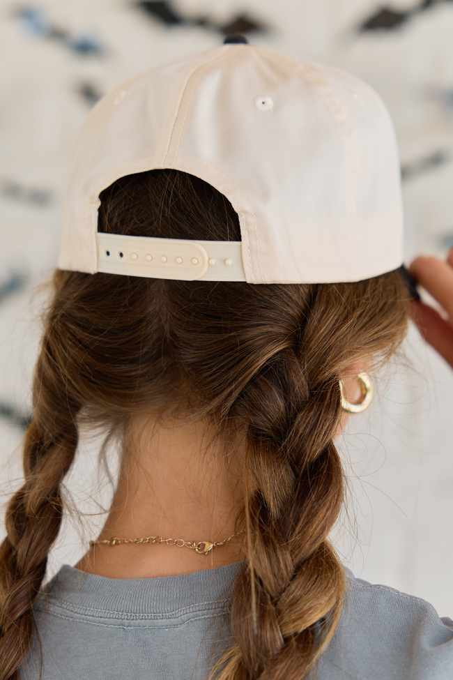Witchy Natural/Black Embroidered Trucker Hat