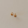 Zoe Marquise Diamond Flat Back Stud Earrings