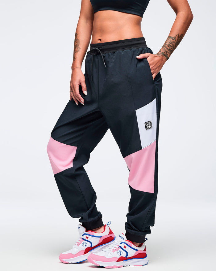 Bold Black # Zumba Amour Men's Woven Pants