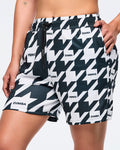 Black/White # Zumba Amour Mesh Shorts