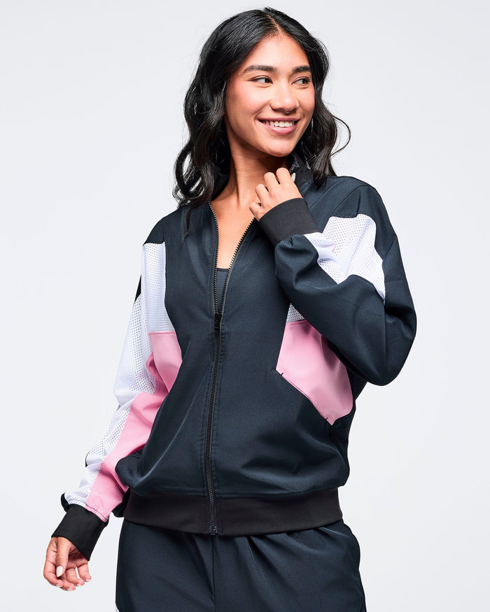 Bold Black # Zumba Amour Unisex Jacket