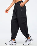 Bold Black # Zumba Basic Baggy Cargo Pants