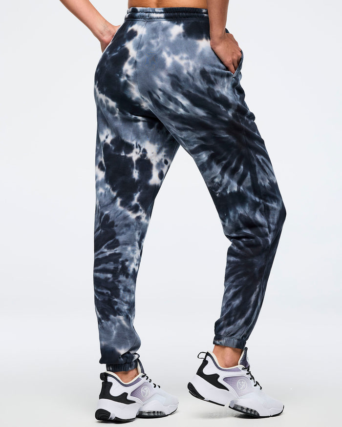 Black/White # Zumba Basic Slouch Sweatpants