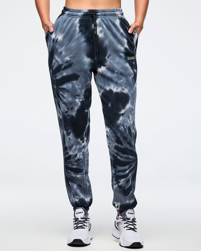 Black/White # Zumba Basic Slouch Sweatpants