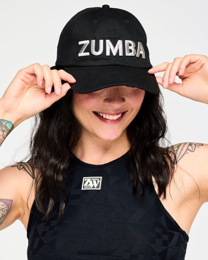 Black # Zumba Core Dad Hat