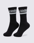 Bold Black # Zumba Core Plush High Socks