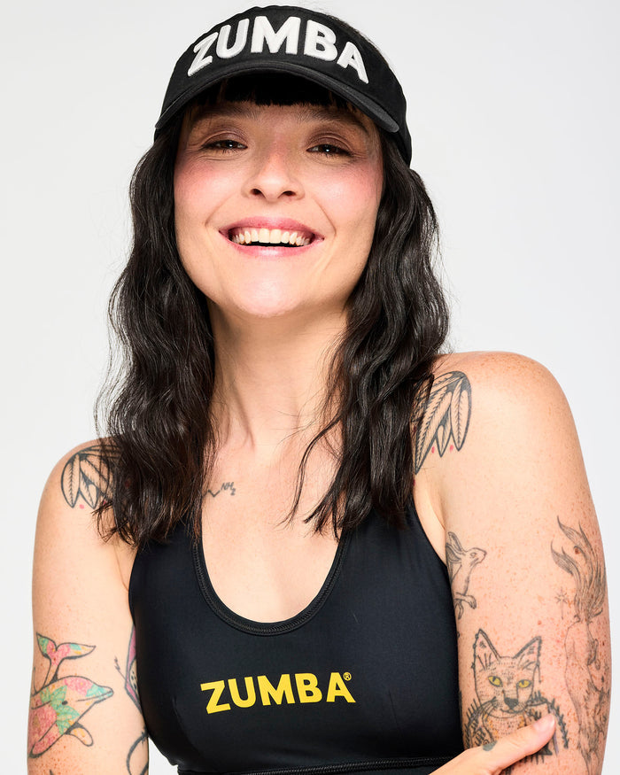 Bold Black # Zumba Core Visor