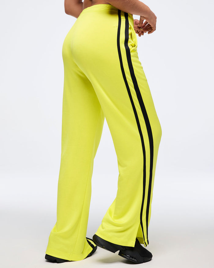 Lemon # Zumba Haus Mid Rise Knit Track Pants