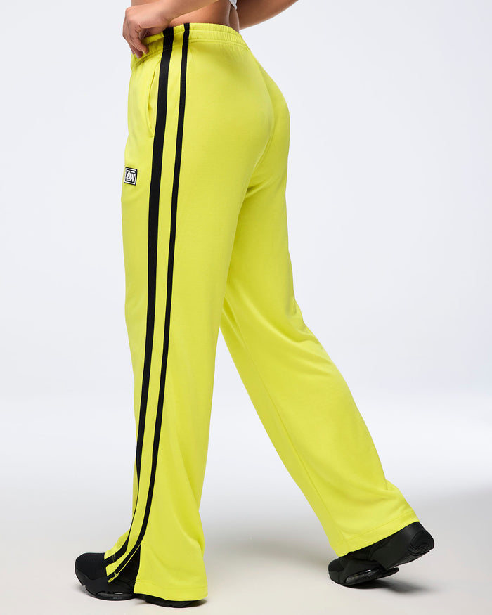Lemon # Zumba Haus Mid Rise Knit Track Pants