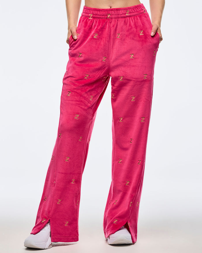 Deep Pink # Zumba Holiday High Rise Track Pant