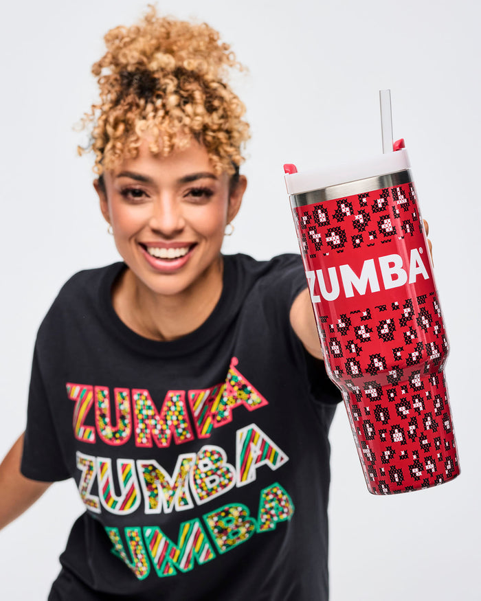 Viva La Red # Zumba Holiday Insulated Cup