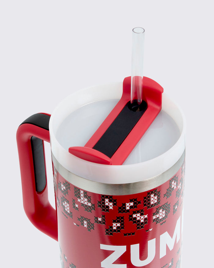 Viva La Red # Zumba Holiday Insulated Cup