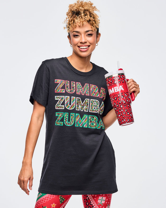 Viva La Red # Zumba Holiday Insulated Cup