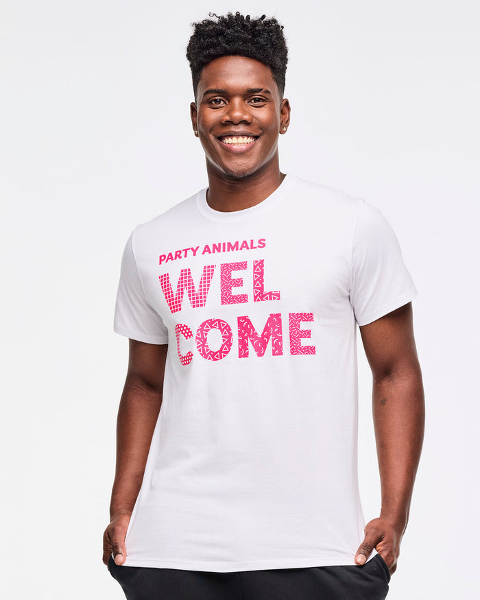 Wear It Out White # Zumba Kids Instructor Tee - White