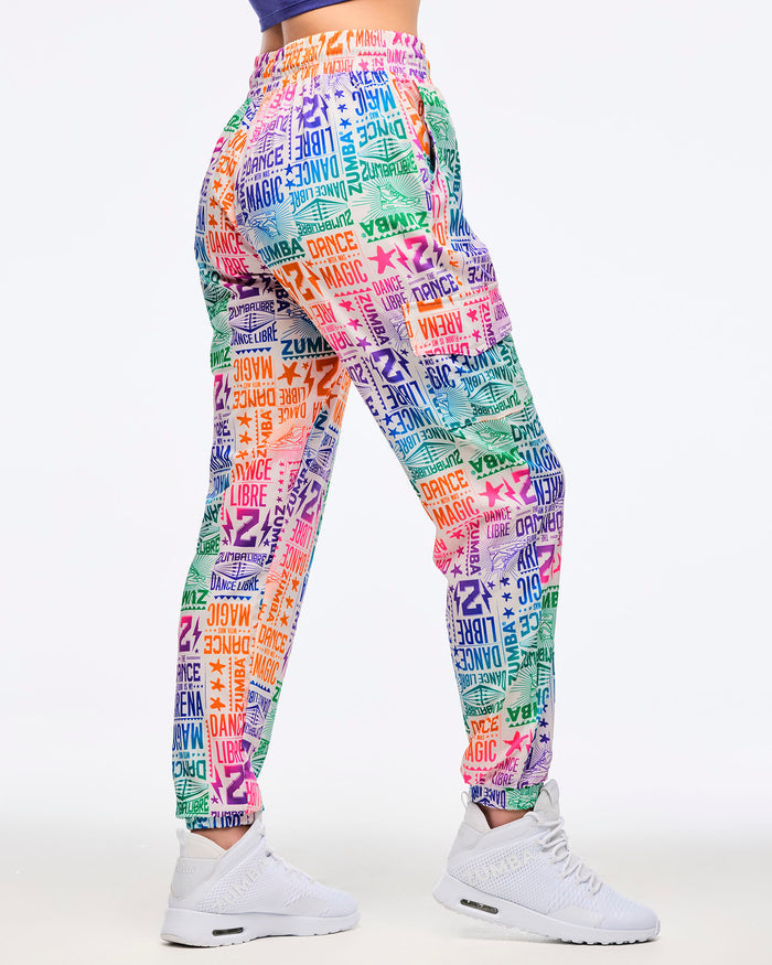 White/Pink # Zumba Libre Cargo Pants