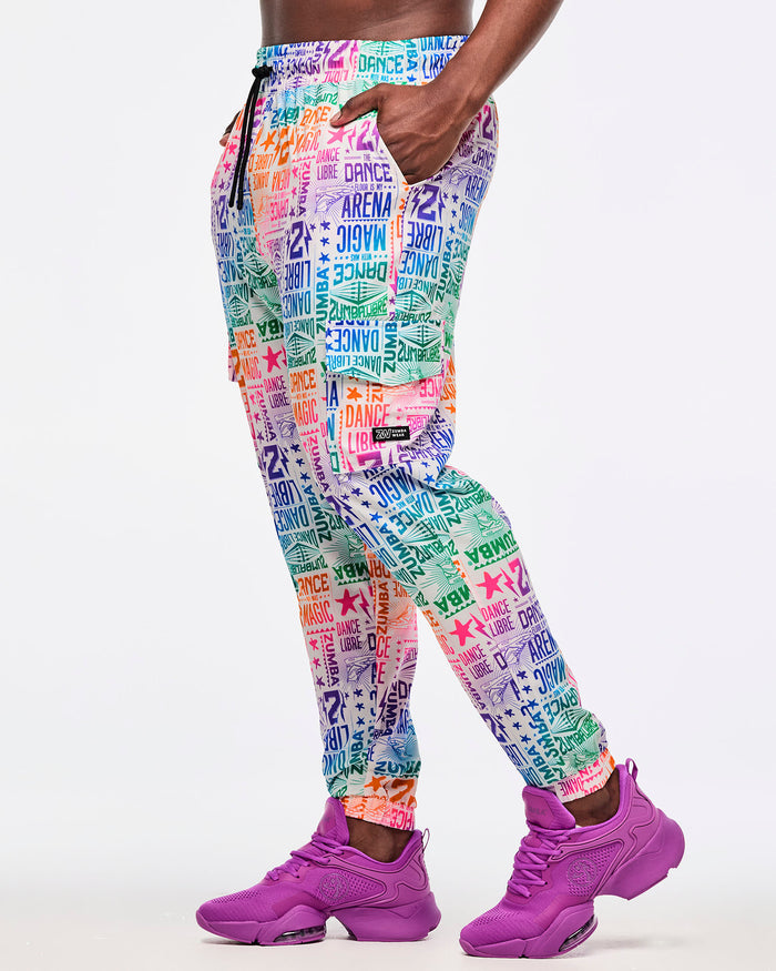 White/Pink # Zumba Libre Cargo Pants