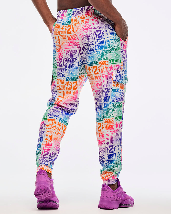 White/Pink # Zumba Libre Cargo Pants