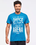 Peek-A-Blue # Zumba Libre Crew Neck Tee - Peek-A-Blue