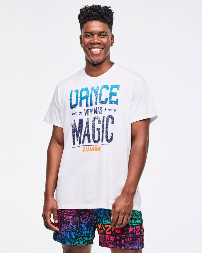 Wear It Out White # Zumba Libre Crew Neck Tee - Wear It Out White