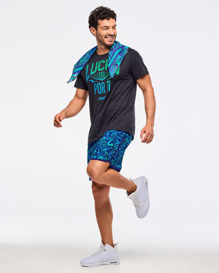 Bold Black # Zumba Libre Crew Neck Tee 2.0 - Bold Black
