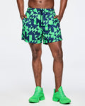 Navy/Green # Zumba Out Loud Men's Mesh Shorts