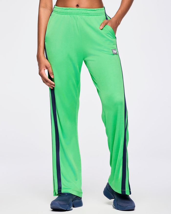 Green Light # Zumba Out Loud Mid Rise Track Pants