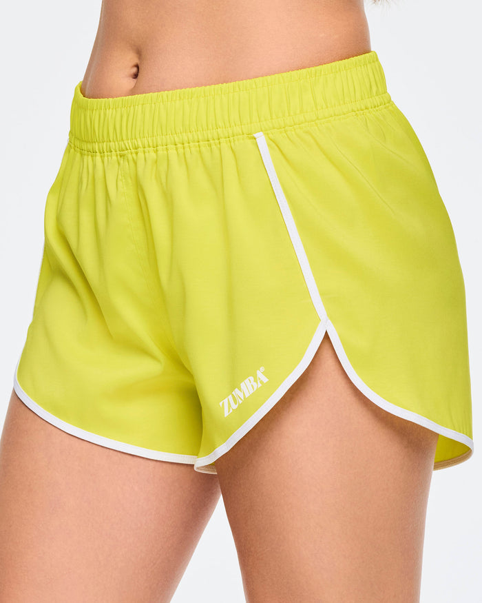 Lemon # Zumba Out Loud Running Shorts