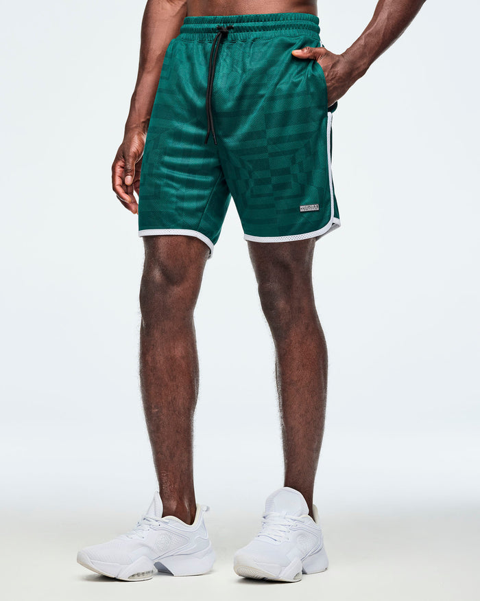 Teal Tango # ZW Men's Mesh Short