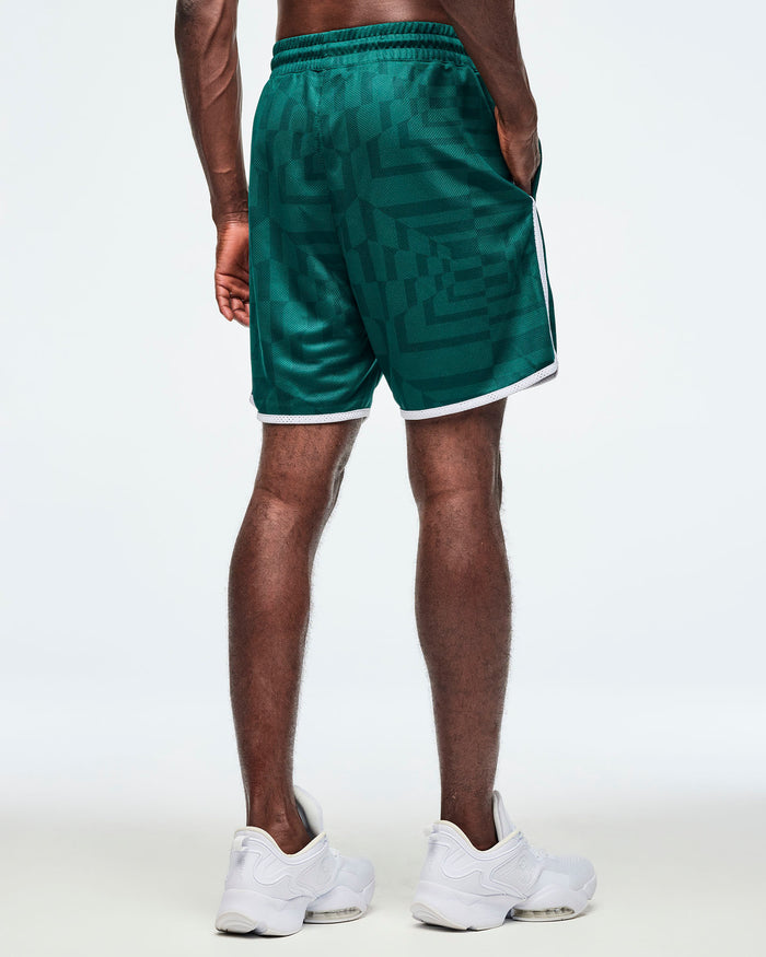 Teal Tango # ZW Men's Mesh Short