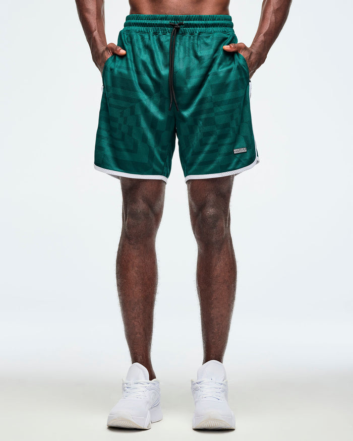 Teal Tango # ZW Men's Mesh Short