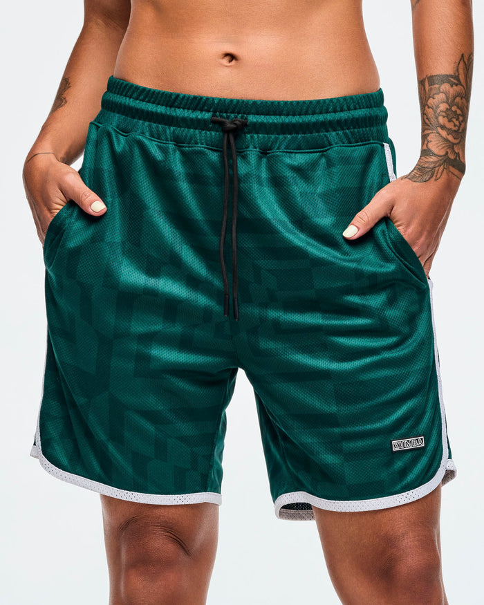 Teal Tango # ZW Men's Mesh Short