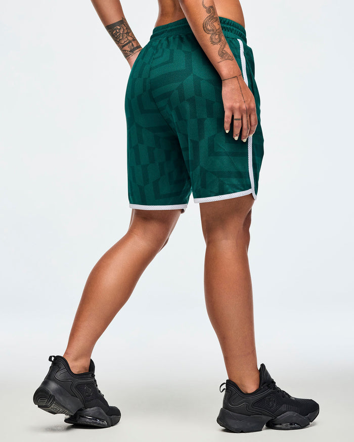 Teal Tango # ZW Men's Mesh Short
