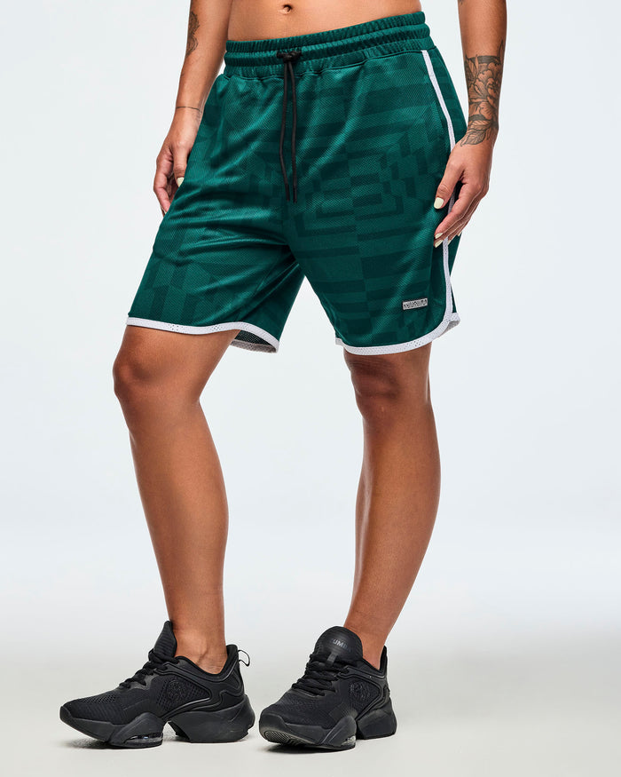 Teal Tango # ZW Men's Mesh Short