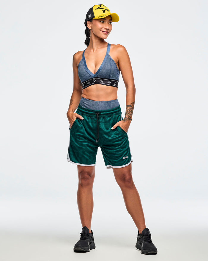 Teal Tango # ZW Men's Mesh Short